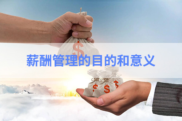 薪酬管理的目的和意义