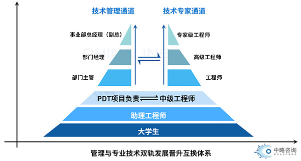 双轨(管理与专业技术)晋升互换机制